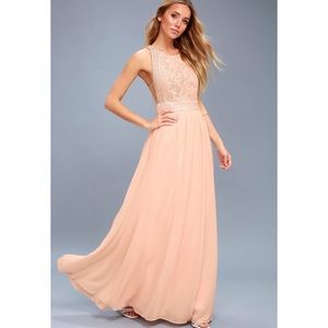 Forever And Always Lace Maxi Dress